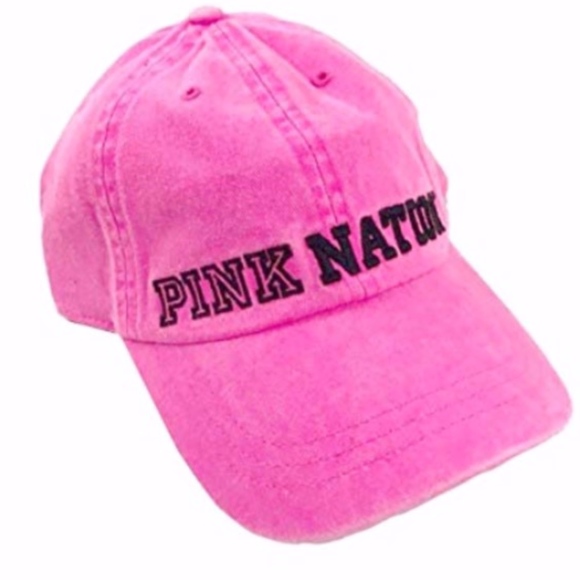 🆕🧢 VS PINK “PINK NATION" Baseball Hat 🧢🆕 - Picture 1 of 2